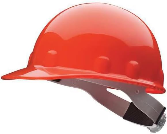 Hard Hat, Thermoplastic, 8 Point Ratchet, Type 1, Class E, Orange, Mfr: E2SW03A000-A