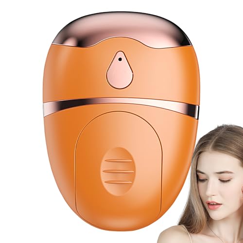 Nybhyjka Masajeador de ojos con calor | Dispositivo masajeador facial de relajación ocular - Pulverización portátil de 2 modos de eliminación de vibración, herramienta de cuidado de la piel para