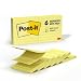 3M R335YW Post-It Lined Pop-Up Notes, 3 x 3, Yellow, 100 Sheet Pad, 6/Pack