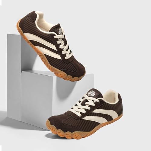 Image of Barefoot Shoes Women Casual Sneakers,Wide Toe Box Shoes Women Zero Drop Barefoot Shoe Men,Minimalist Trail Running Shoe,Non-Slip Lightweight Breathable Comfortable Fashion Walking Hiking Shoes Unisex