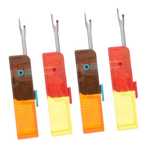 ERINGOGO 4pcs Seam Rippers for Sewing Easy to Locate Safe Thread Remover for Crafting