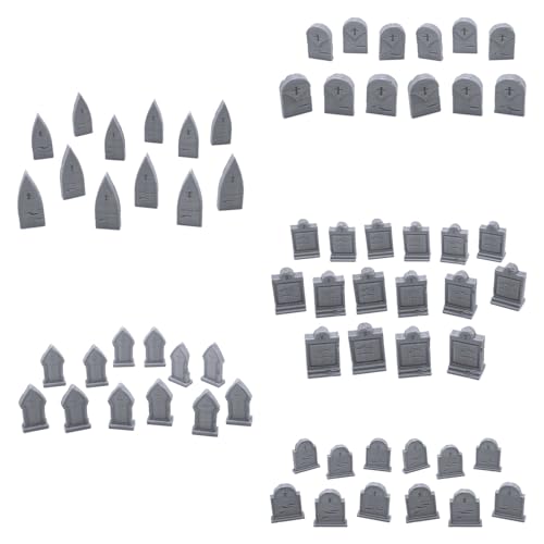 EnderToys Mausoleum Graveyard Tombstones, 3D Printed Tabletop RPG Scenery and Wargame Terrain 28mm Miniatures