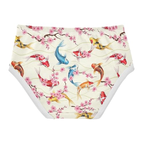 Joisal Flower Toddler Girls Underwear 2t Cotton Little Girl Panties Colorful Fish Pink Flowers Undies Kids Briefs2