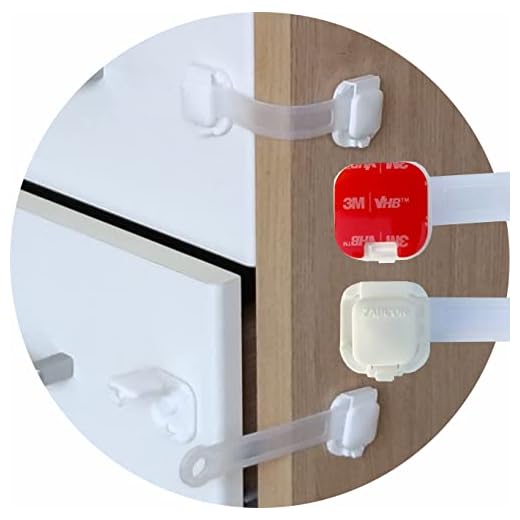 Kit 10 Travas Segurança Bebê Infantil Gaveta Armário Geladeira Microondas Vaso Sanitário Porta Freezer Branco e Transparente