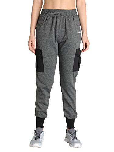 Image of CHKOKKO Women High Rise Gym Wear Sports Fitness Relaxed Track Pant