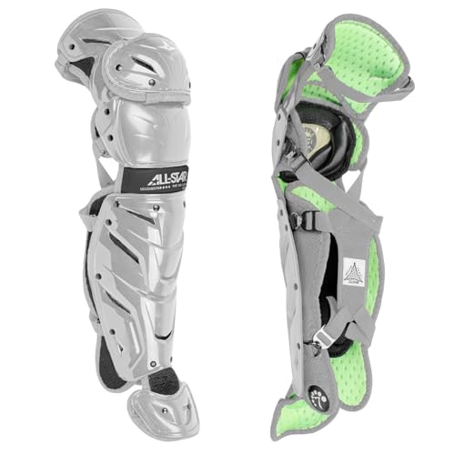 All-Star System 7 Axis Leg Guards - Youth - Ages 9-12, Silver