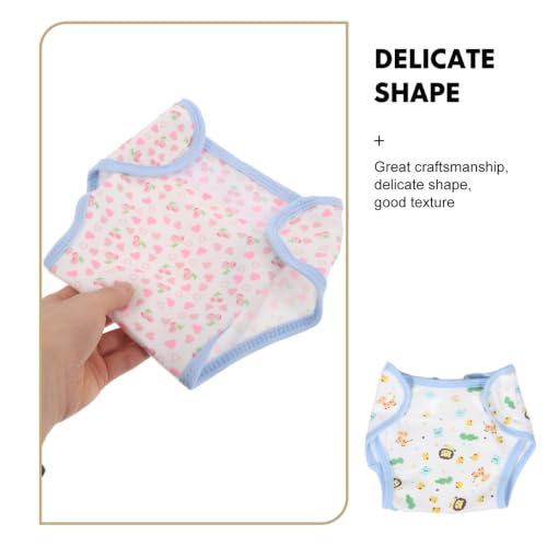 Healvian Cloth Diaper Pants 5Pcs with Printed Patterns – Breathable Cotton Reusable Newborn Nappies for Premature Babies and Potty Training - Image 5
