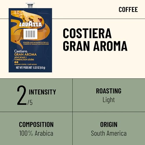 Image of Flavia Lavazza Costiera Gran Aroma Coffee Freshpacks works only with Flavia Brewers, Light Roast (Case of 76)