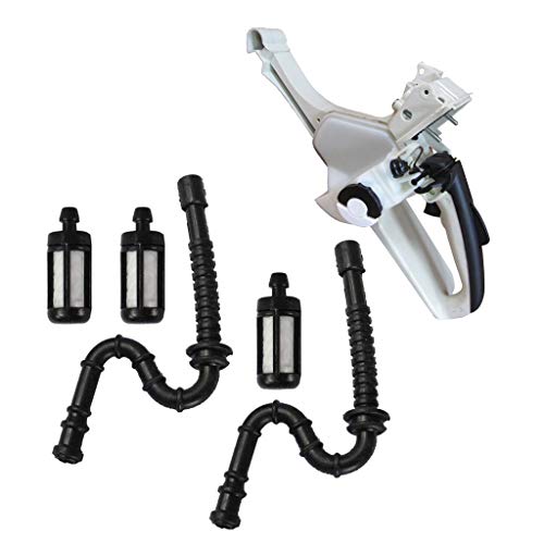 B Blesiya Fuel Line Hose Tube with 3 Filter+Gas fuel Tank Handle for stihl 024 026