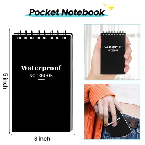 Blocs-notes anti déchirure wavamawa petits carnets de poche étanches