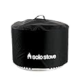 Solo Stove Yukon Shelter - Weather-Resistant Round Cover for Solo Stove Yukon Fire Pit and Accessories - PVC-Coated Polyester with Aluminum Reinforcement - Waterproof Year-Round Protection