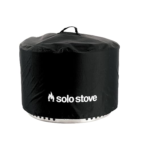 Solo Stove Yukon Shelter Protective Fire Pit Cover for Round Fire Pits Waterproof Cover Great Fire Pit Accessories for Camping and Outdoors, Black
