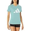 adidas-Womens-Sportswear-Winners-20-T-Shirt adidas Women's Sportswear Winners 2.0 T-Shirt, Mint Tonee Melange, X-Large