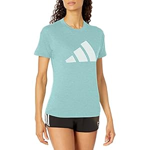 adidas-Womens-Sportswear-Winners-20-T-Shirt adidas Women's Sportswear Winners 2.0 T-Shirt, Mint Tonee Melange, X-Large