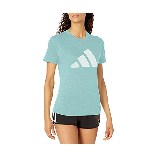 adidas-Womens-Sportswear-Winners-20-T-Shirt adidas Women's Sportswear Winners 2.0 T-Shirt, Mint Tonee Melange, X-Large