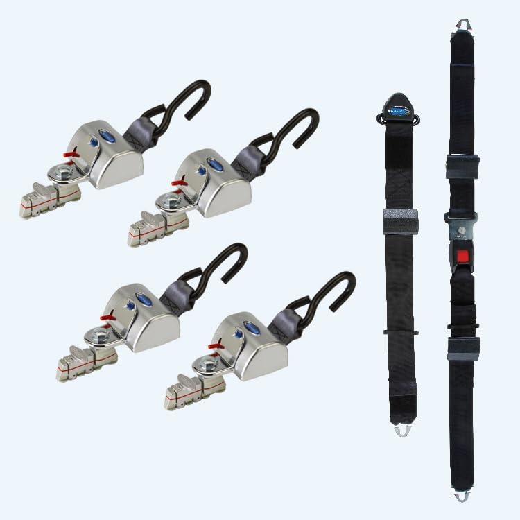 Kit de retracción Q'Straint QRT Max para L-Track miniatura 1