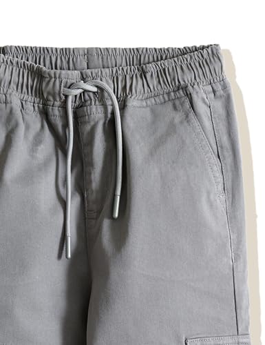 Image of Amazon Brand - Symbol Boy's Cotton Cargo Jogger | Elasticated Waistband and Cuff | Stretchable | Age 2-14 Years