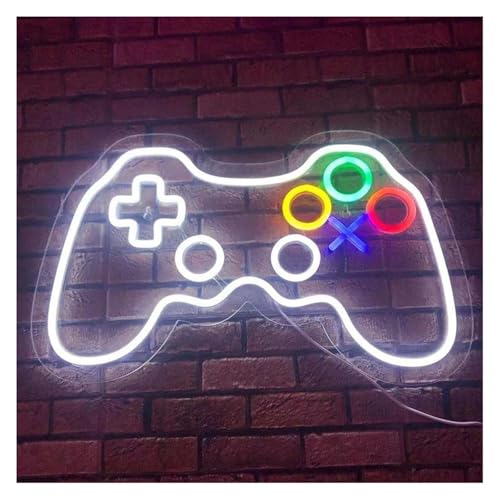 Enseigne lumineuse néon manette de jeu, la lampe acrylique pour mur qui rassure les enfants