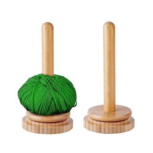 TAOLE Wollabwickler Mit Kugellager, Wollabwickler Wollhalter Garnhalter Für Knotenfreies Hochwertiges Metallkugellager Garnhalter-Ständer Garnkugelhalter Gleichmäßiges Stricken Und Häkeln
