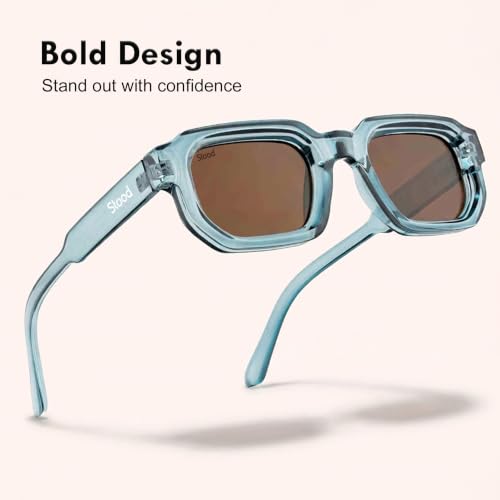 Image of Stood Square Sunglasses | UV Protected | Polycarbonate Frame | Shiny Finish | Men & Women | SG-STD0025
