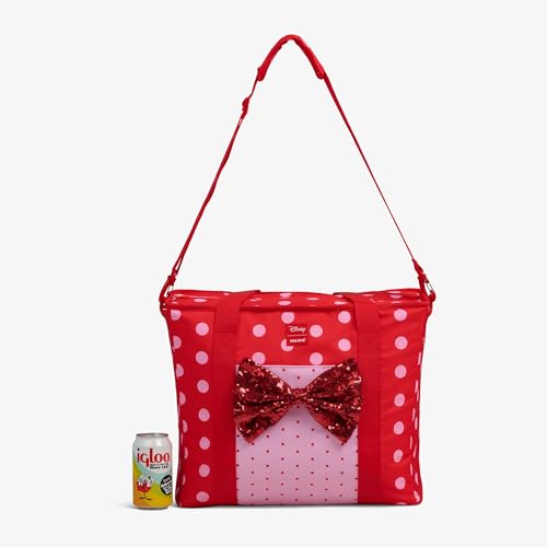 Igloo Disney 20-Can Tote Cooler, Minnie Mouse Polka Dots - image 7