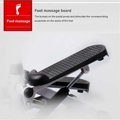 Image of Mini-Stepper Swing Stepper with Safety Armrest & Smart Dial - Twist Stair Stepper for Home Aerobic Exercise & Fitness Machine
