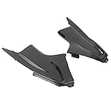 Sahgsa Insert de Carénage de Couvercle de Conduit D'air Latéral en Fiber de Carbone pour YZF R6 2003 2005, Matériau ABS à la Mode, Accessoire de Moto en Fiber de Carbone