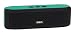 Produktbild S2G FRESH Bluetooth Stereo Lautsprecher, FM Radio, USB, Micro SD, Spritzwassergeschützt, Freisprecheinrichtung, Kamera Auslöser, Karabiner, Griffig, Outdoor, Indoor - Grün/Schwarz