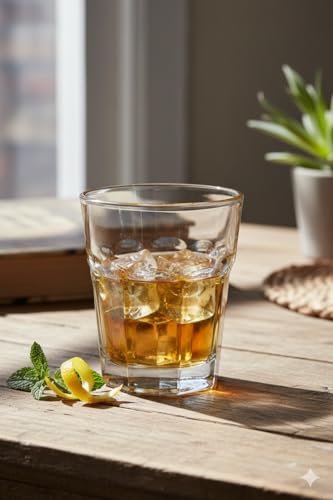Image of smart inchserve inch Marocco Vodka & Tequila Shot Glass Set | 45ml Heavy Base Shooter Glasses | Set of 6 Clear Shot Glass for Home Bar