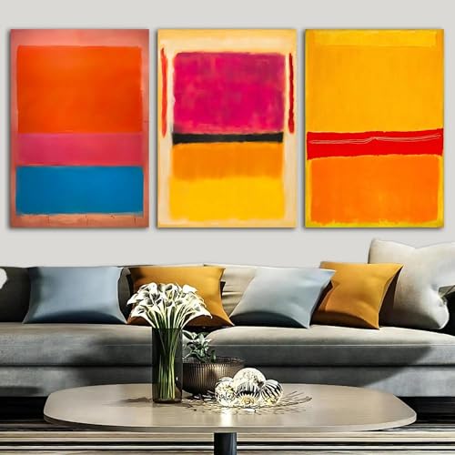 Impression sur toile Rothko 40 x 60 cm pour relooker un salon sans cadre