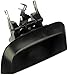 Dorman 81075 Rear Passenger Side Exterior Door Handle Compatible with Select Nissan Models, Smooth Black