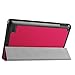 NEWSTYLE Fire 7 2015 Slim Shell Case - Ultra Lightweight Slim-shell Stand Cover For Amazon Fire 7 Tablet (5th Generation, 2015 Release Only) (Magenta)