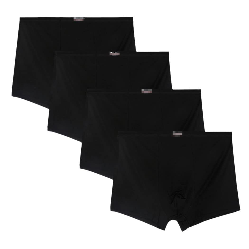 keusyoi Calzoncillos tipo bóxer de gran tamaño para hombre, 4 unidades