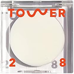 Tower 28 SuperDew Highlighter Balm - Clear, Shimmer-Free Face Luminizer for Glass Skin - Non-Comedogenic Highlighter Makeup for Sensitive Skin - Multi-Purpose Dewy Face Balm - Vegan (0.16 oz)