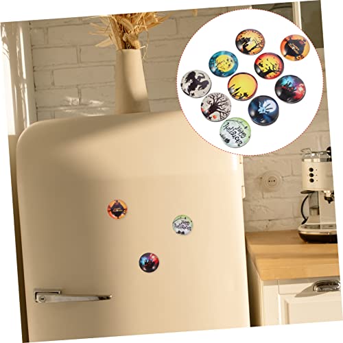 Aimants Halloween 50 pièces cabochons flatback ronds pour frigo - 4