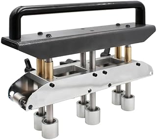 Three Station Roller Bender, 0‑90 Degree Angle 13‑130mm Bending Roller Metal Bending Tool, Standing Seam Roofing Tools, More Even Bending, Not Limited by Length