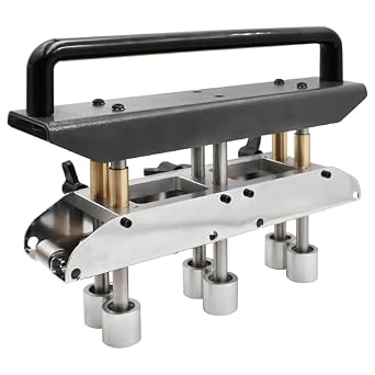 Three Station Roller Bender, 090 Degree Angle 13130mm Bending Roller Metal Bending Tool, Standing Seam Roofing Tools, More Even Bending, Not Limited by Length