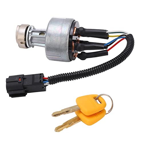 Interruptor de encendido de arranque para Sany SY210 con 2 llaves 7