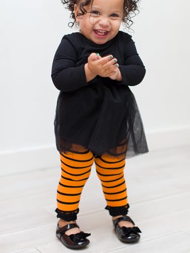 Image of RuffleButts Baby /Toddler Girls Footless Ruffled Tights