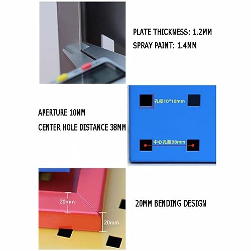 Panneau perforé mural bleu pour optimiser le rangement des petits outils - 3