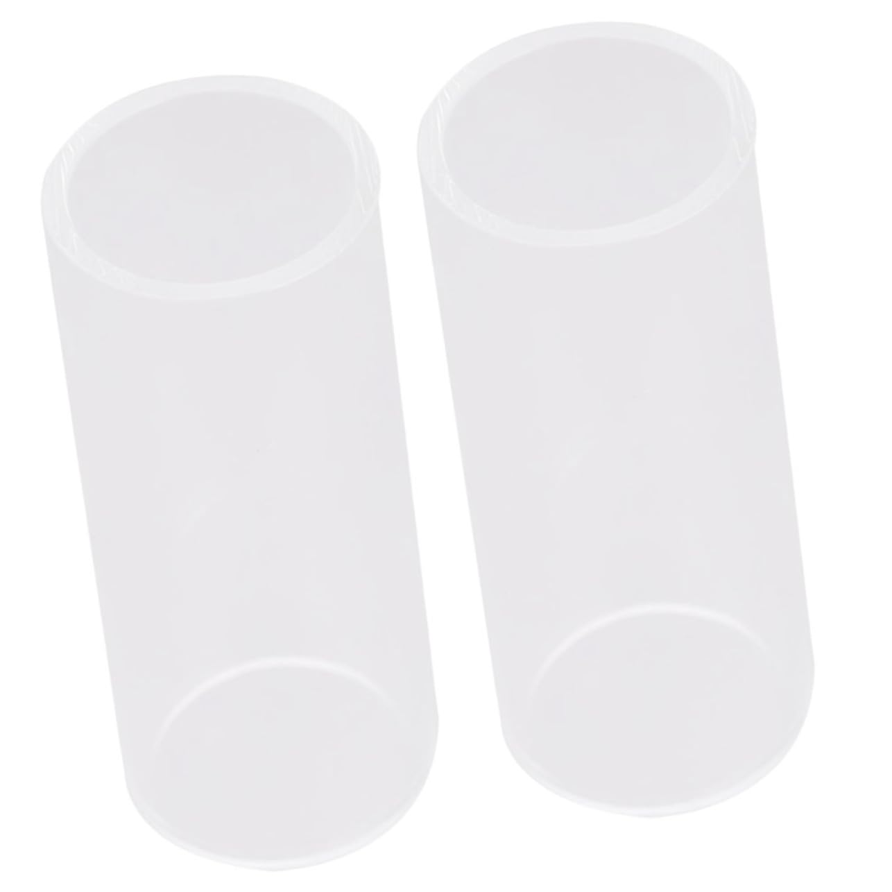 COSMEVIVI Medium Guitar Slide Kit Glass Guitar Slides Fingertip Cots Guitar Gadgets for Harmony Enhancement