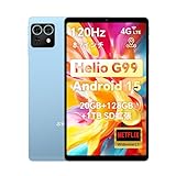 TECLAST T50MINI タブレット 8インチ Helio G99 120Hz高リフレッシュレート Android 15 CPU 8コア タブレット 20GB+128GB+1TB拡張 4G LTE デュアルSIM WidevineL1 Netflix対応 WiFi5+BT5.2+顔認識+児童保護機能 8インチ 超軽量 Tablet