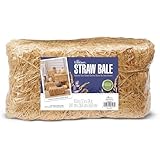 FloraCraft Decorative Straw Bale 9.5 Inch x 12 Inch x 24 Inch Natural