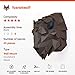 Paperraz DIY 3D Bison Head Animal PaperCraft Building Kit Wall Mount - NO Scissors
