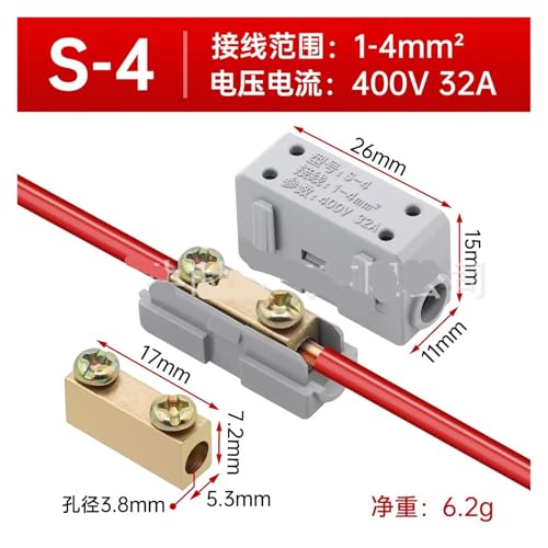 Conector de cable de 2.5-16mm² bimetálico cuadrado con terminal de alta potencia 2
