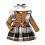 Plaid Brown Dress