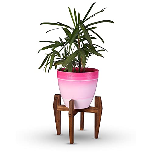 Sharpex Adjustable Wooden Plant Stand Modern Plant Stands for House, Garden, Patio Indoor-Corner Plant Holder for Pot-Fits Medium & Large Pots - Brown (B094ZH4RGN) Amazon Price History, Amazon Price Tracker