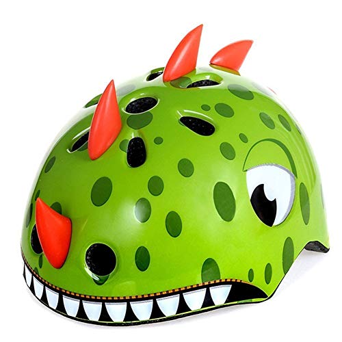 Anharluka Awesome Boys/Girls Dinosaur Safety Helmet Children Multi-Sport Helmet for Skateboard Cycling Skate