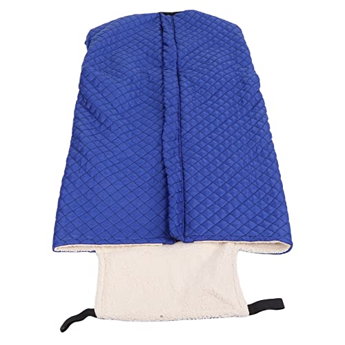Natudeco Cozy Wheelchair Cover Blanket Thicken Warm Wheelchair Fleece Wrap Warm Cover Mobility Blanket Accessories Winter Gear for Cold Weather Outdoor Activities (Blue) - Image 4