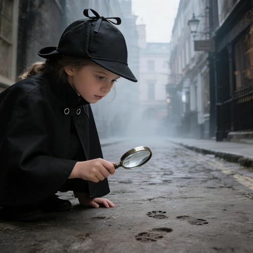 Disfraz de detective infantil 6 piezas para niños y niñas miniatura 6